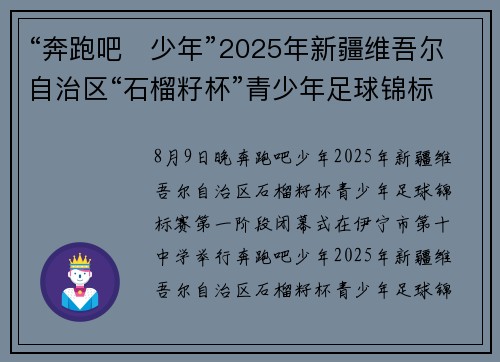 “奔跑吧・少年”2025年新疆维吾尔自治区“石榴籽杯”青少年足球锦标赛第一阶段圆满收官